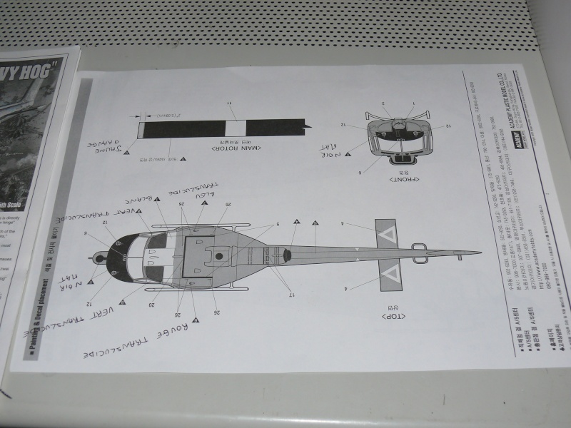 UH-1C HUEY HEAVY HOG au 1/35ème d'ACADEMY P1230213