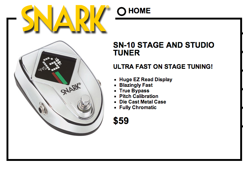 SNARK SN10 Pedal Tuner Captur17