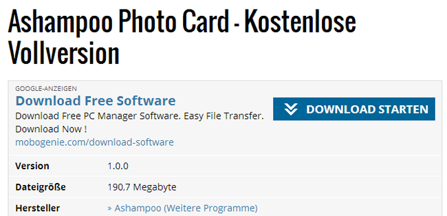 Tạo thiệp điện tử đơn giản với Ashampoo Photo Card 3-0fd010