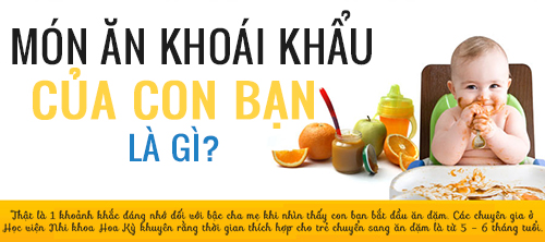 [Infographic] Món ăn khoái khẩu của con bạn là gì? Header10