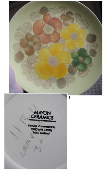 Mayon ceramics handpainted sample like Virginia Mayon10