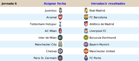 JORNADA 6 (1ª TEMPORADA) J610