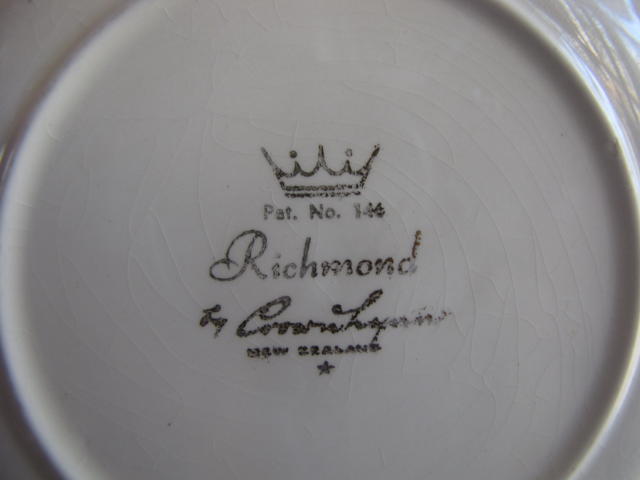 richmond - Richmond Crown Lynn Pattern no. 146 for the Gallery