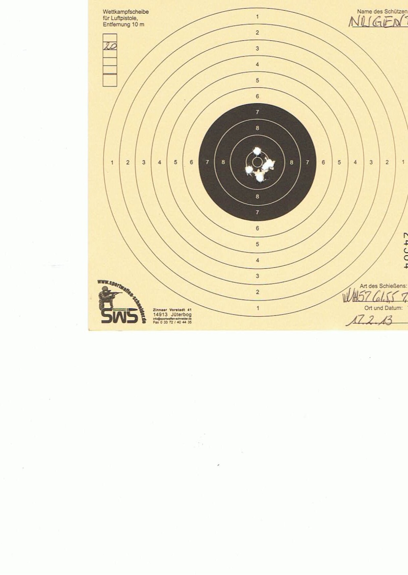 Test Plombs JSB Exact Jumbo RS sur HW 57 Cal.5,5 7,5 Joules 2010