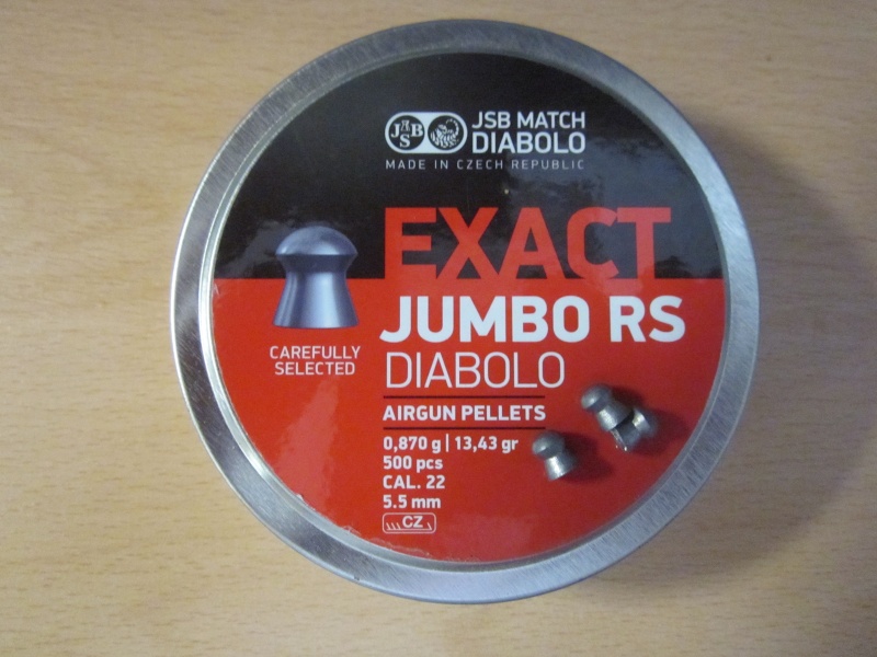 Test Plombs JSB Exact Jumbo RS sur HW 57 Cal.5,5 7,5 Joules Img_0411