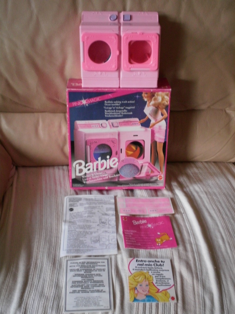 barbie -  VENDO (MI)BARBIE LAVATRICE ANNI 90 CON SCATOLA COMPLETA E FUNZIONANTE!!! P1260510