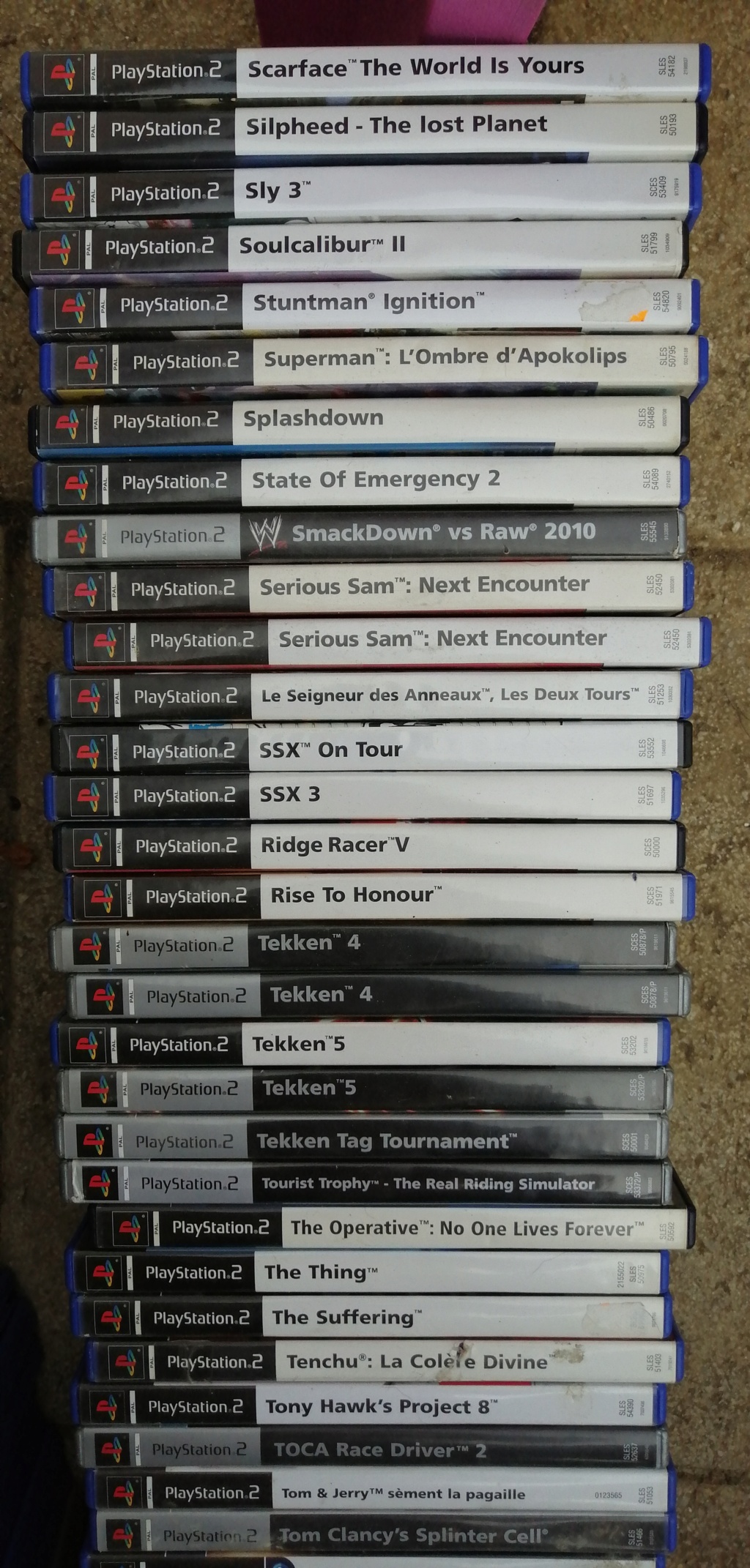[ESTIM] Lot de 262 jeux PS2  Img_2058