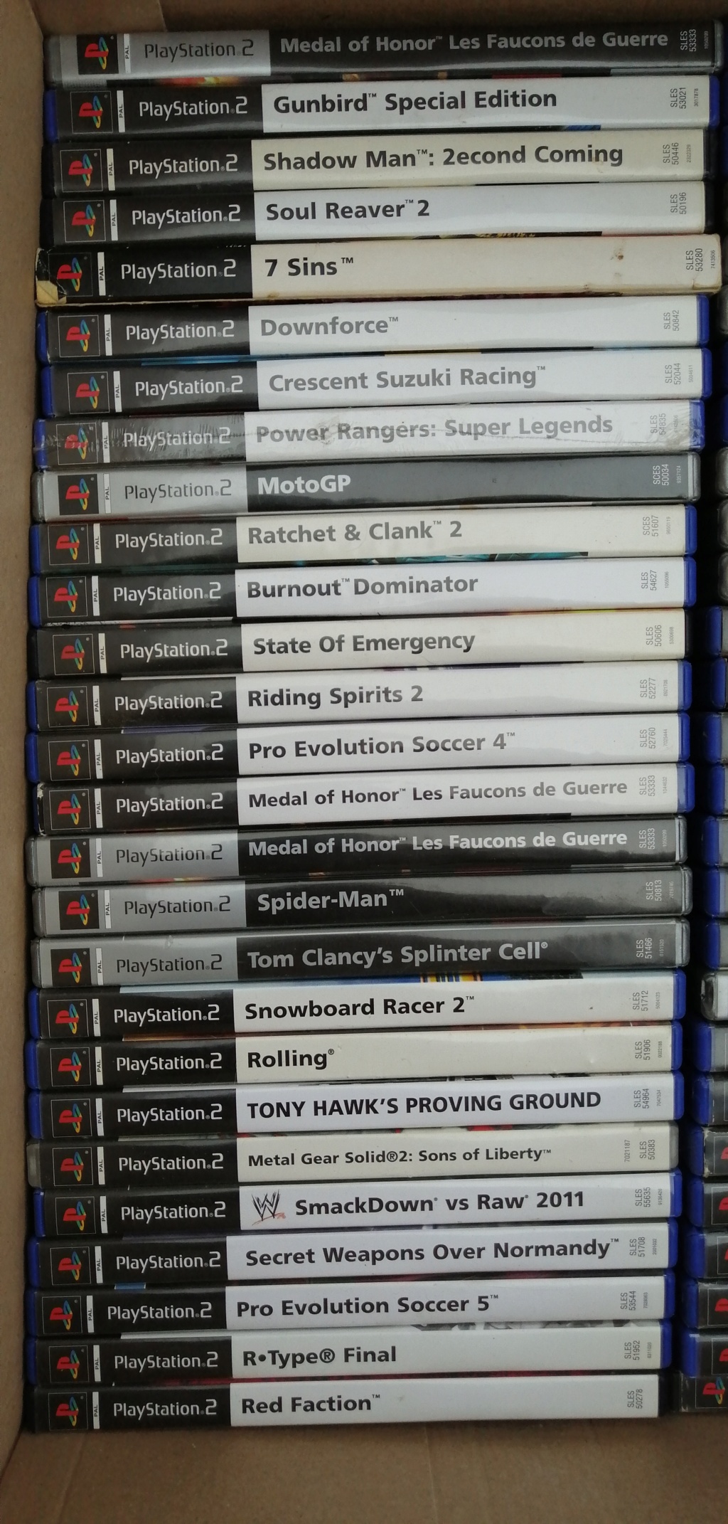 [ESTIM] Lot de 262 jeux PS2  Img_2059