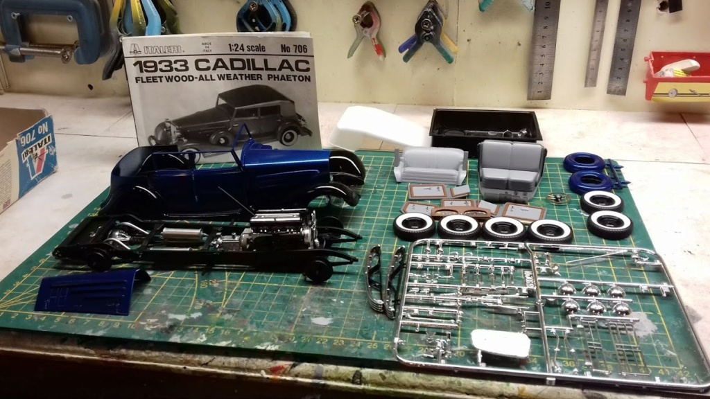 * 1/24 CADILLAC 1933 fleetwood-all wather Phaeton ITALERI 20210711