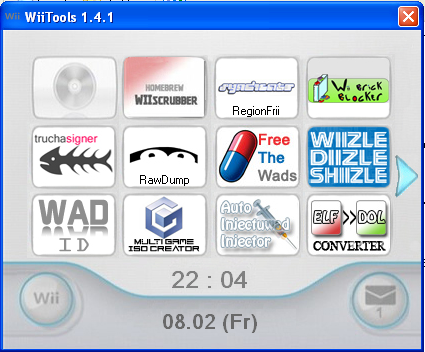 Wii Tools 1.4.1 Virtual Wii Menu On PC!