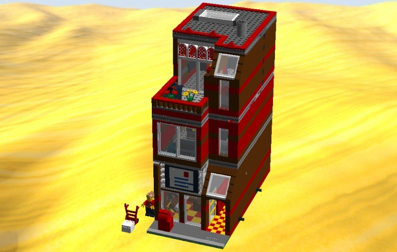 LDD MOC Modular Post Office Postof24