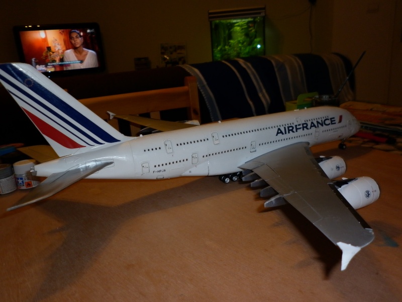 airbus a380 airfrance au 1/125 de chez heller. P1000912