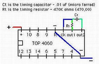 Advanced LED - Mach 5 part 2: electrical upgrade with a 4060 chip Abcdef11