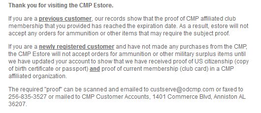 CMP Club Affiliation Expired? 52416310