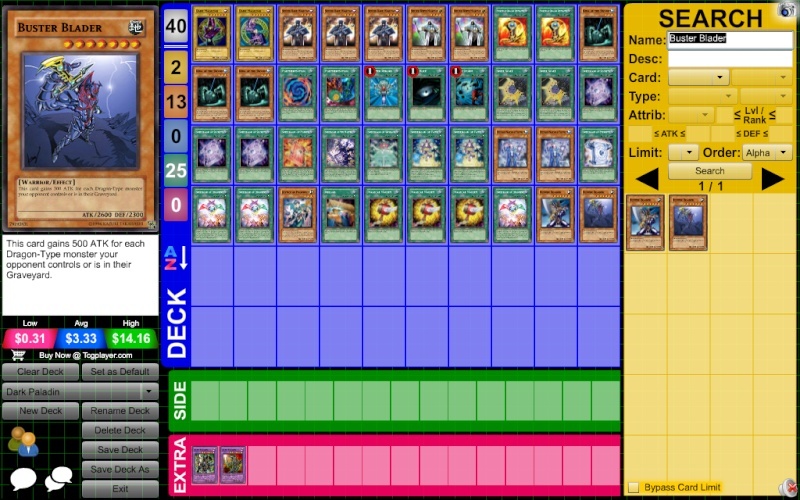 dragon slayer deck needs alot of work Cq9s4e10