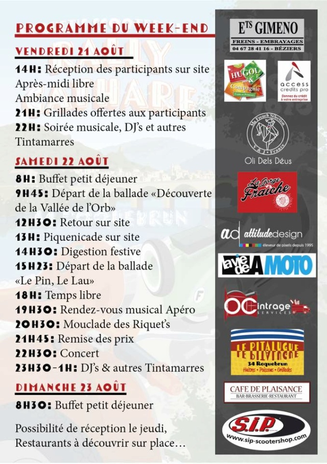 RALLYE CATHARE DES RIQUET'S SCOOT SCOOTER CLUB ROQUEBRUN  22-24  MAI  2020 11691811