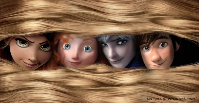 (Fan art) Merida, Rapunzel, Jack et Hiccup - The Big Four - Page 31 Hide_a10