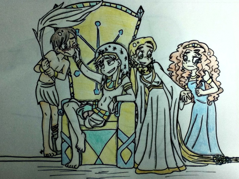 (Fan art) Merida, Rapunzel, Jack et Hiccup - The Big Four - Page 36 Obscur10