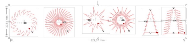 réapprendre à utiliser Silhouette studio : étoiles et matériaux prédéfinis Exempl10