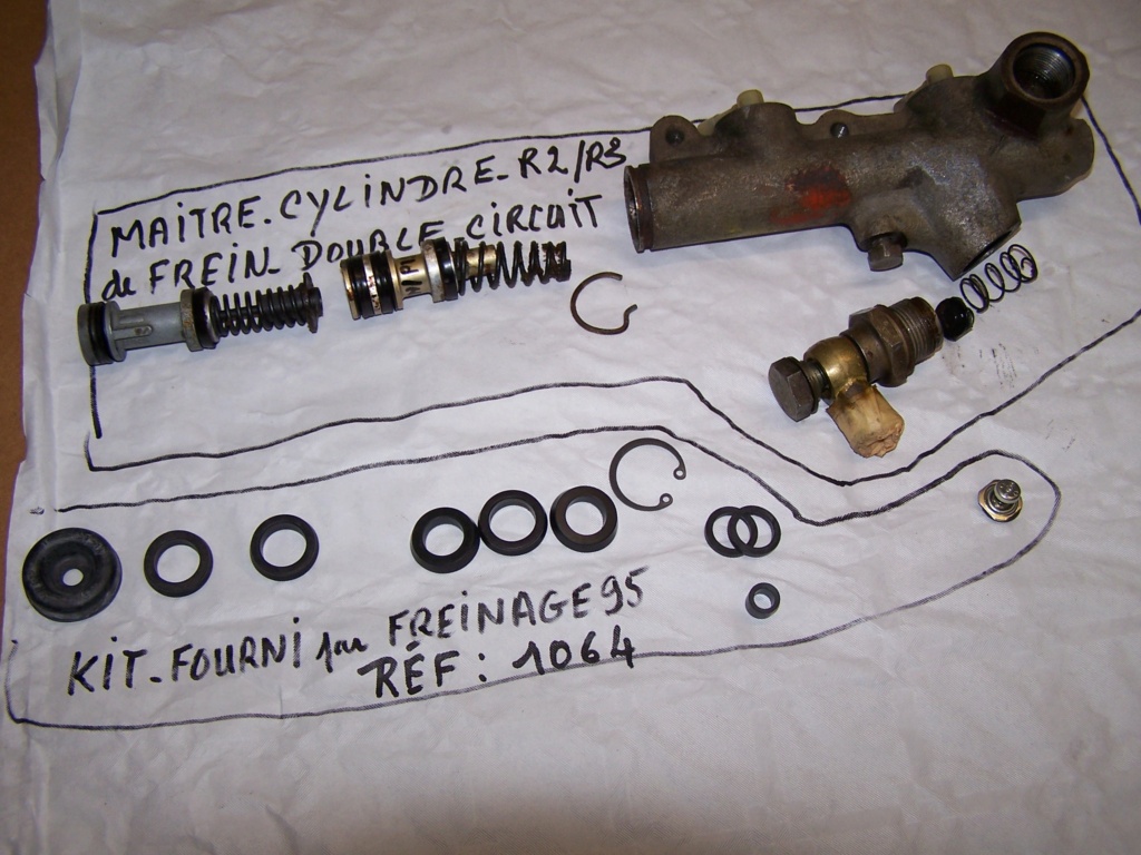 Kits reparation maitre cylindre de frein DC  ,R2/R3 2_emet11