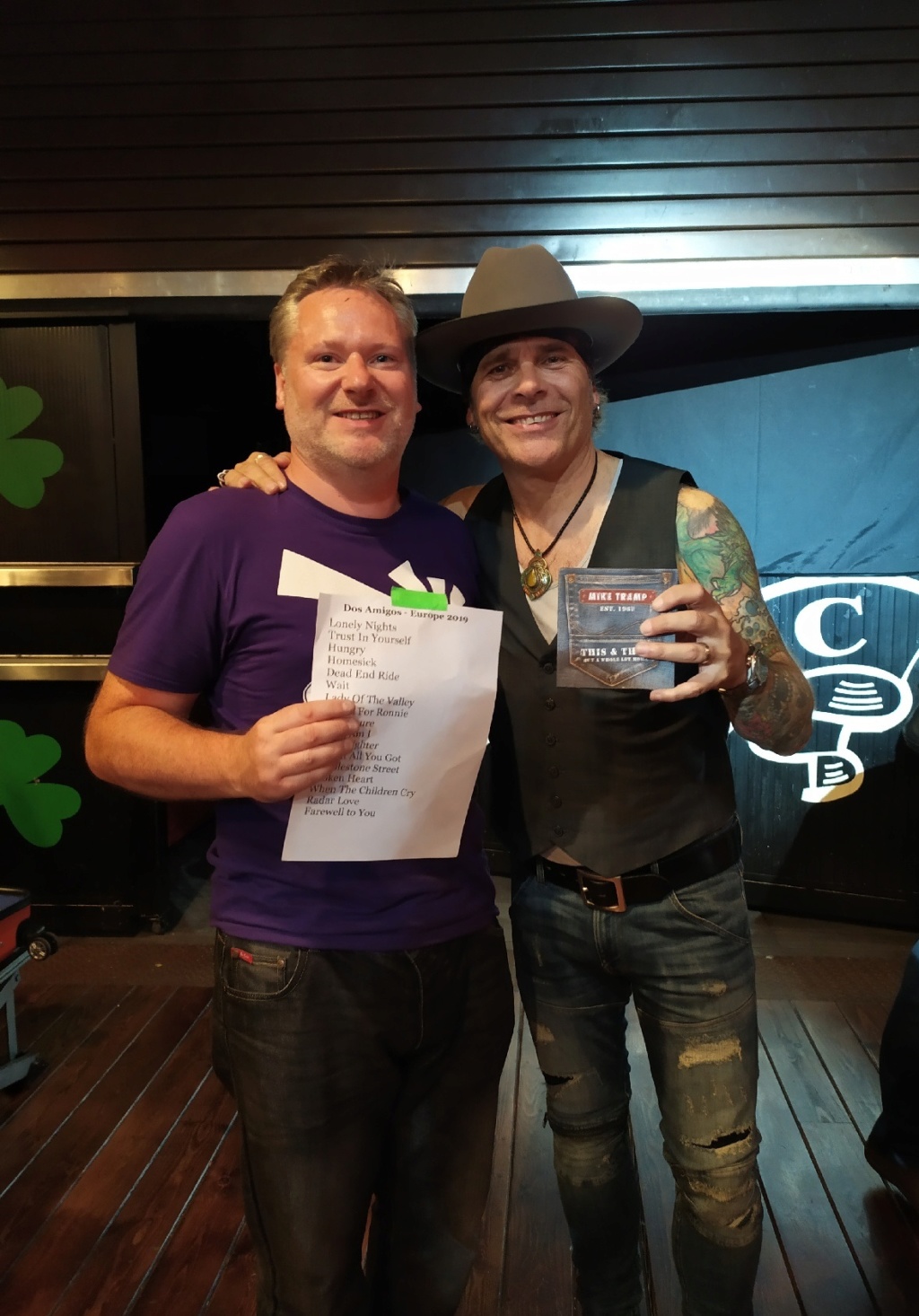 Mike TRAMP & Marcus NAND Villava Pampelune 14/09/2019 Mike_t19