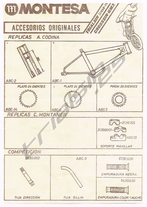 montesa h3  -registronex - Montesa T10 Motoret Catalo12