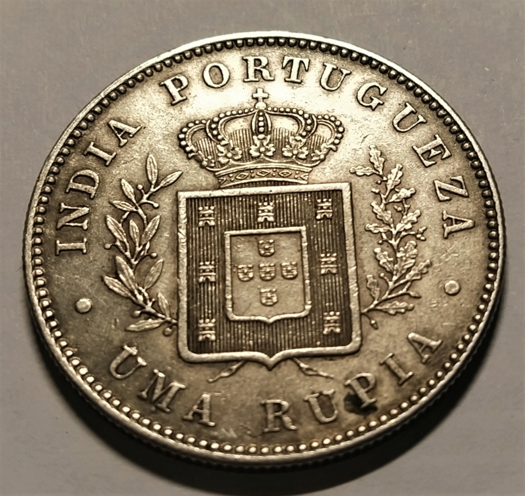 1 Rupia - India Portuguesa, 1882 - Luis I Img_2175