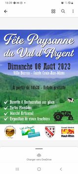 68  SAINTE CROIX AUX MINES   Fête paysanne, petit rassemblement tracteurs Alsace Vosges  6 Août 2023 Fzote_10