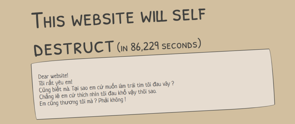 This website will self destruct 0310