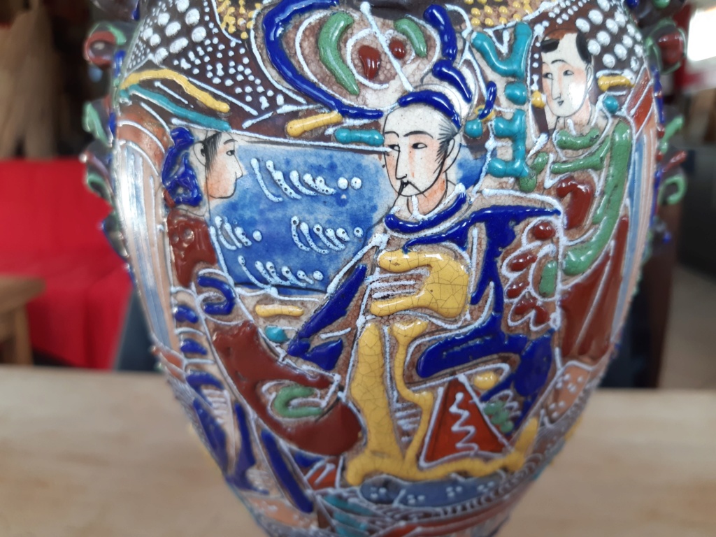 Un vase japonais période meiji satsuma ? 20191212
