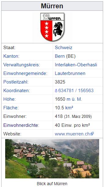 Mürren BE - 418 Einwohner Mzrren11