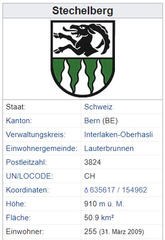 Stechelberg BE - 255 Einwohner Steche10