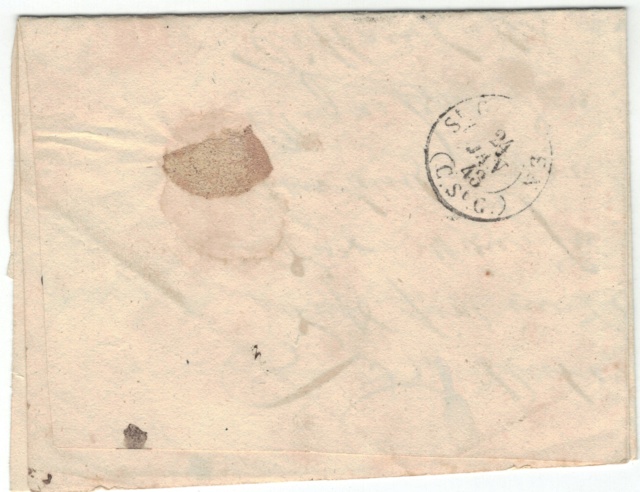 Rheineck nach Wittenbach SG am 24. Jan. 1843 Vorphi12