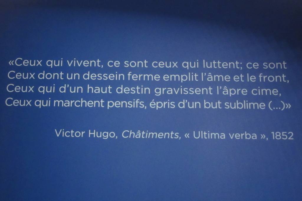 Citation de Victor Hugo - poète, dramaturge, écrivain, romancier et dessinateur romantique français, né le 26 février 1802 (7 ventôse an X) à Besançon et mort le 22 mai 1885 à Paris. Il est considéré comme l'un des plus importants écrivains de la langue   Red_0866