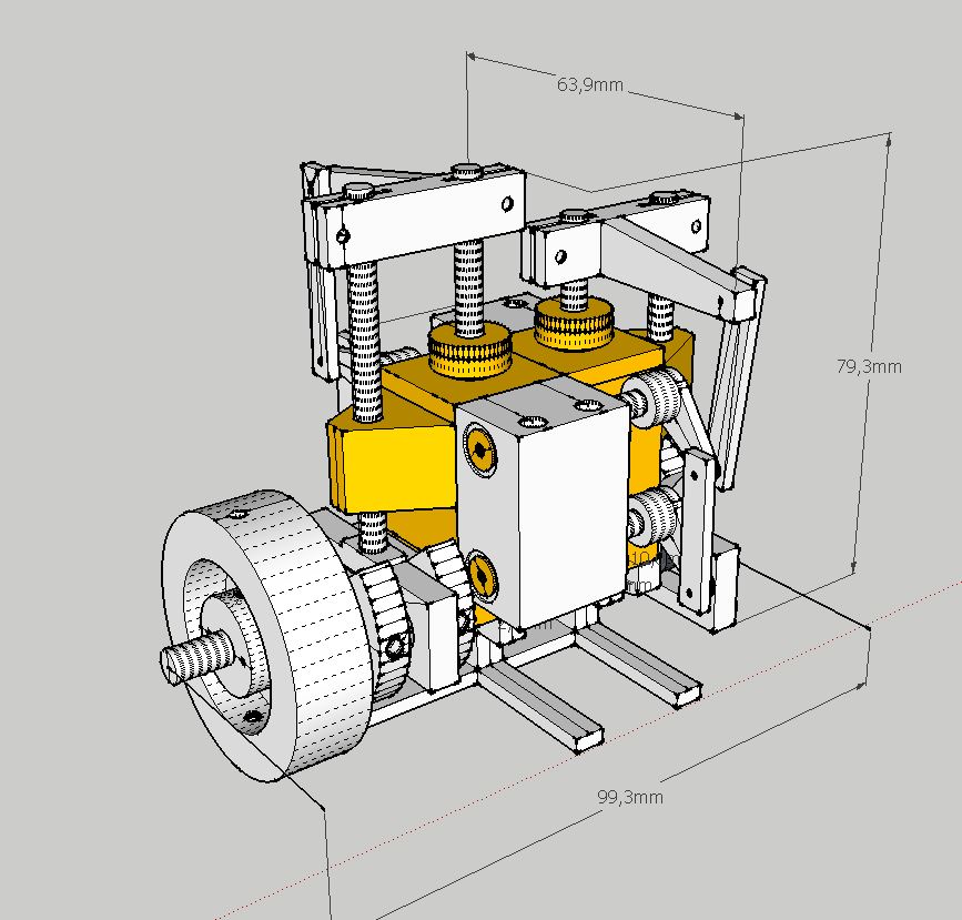 projet de moteur 12cc bicylindre faible encombrement bas centre de gravité Moteur15
