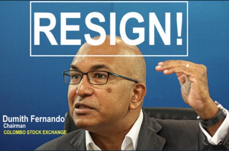 CSE Chairman Dumith Fernando's premature Resignation is a blessing in disguise Frni7i10