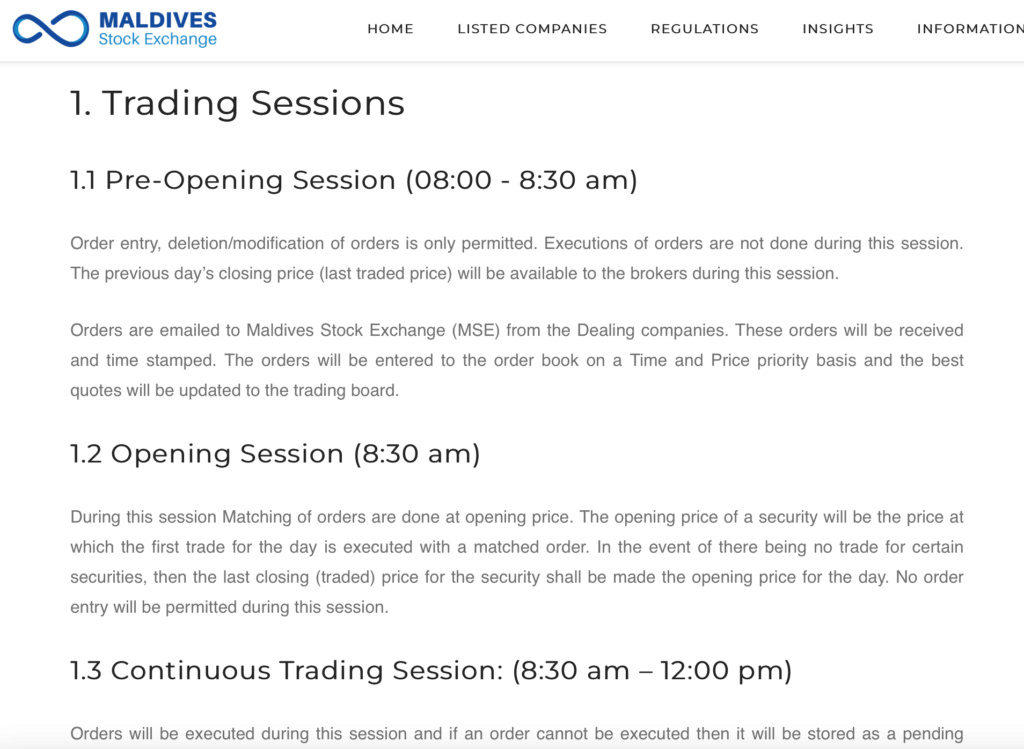 CSE trading hours still restricted to 2 hours per day despite digitalisation? Scree129