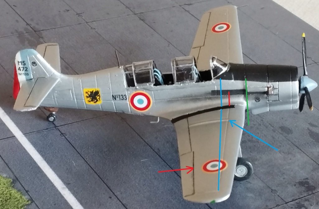 Revue de kit "façon Ex Nihilo" Morane-Saulnier MS.475 Vanneau au 1/16 en bois massif sculpté 0459