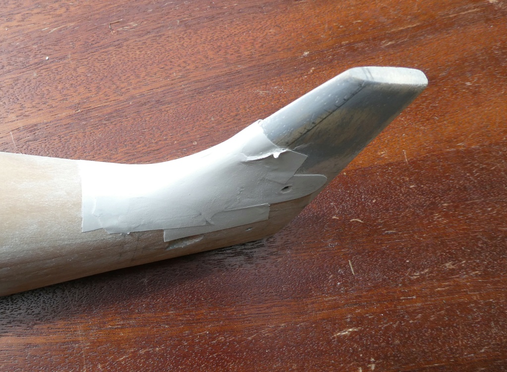 Morane-Saulnier MS.475 Vanneau au 1/16 scratch intégral en bois massif sculpté : fuselage arrière et empennage - Page 6 11621
