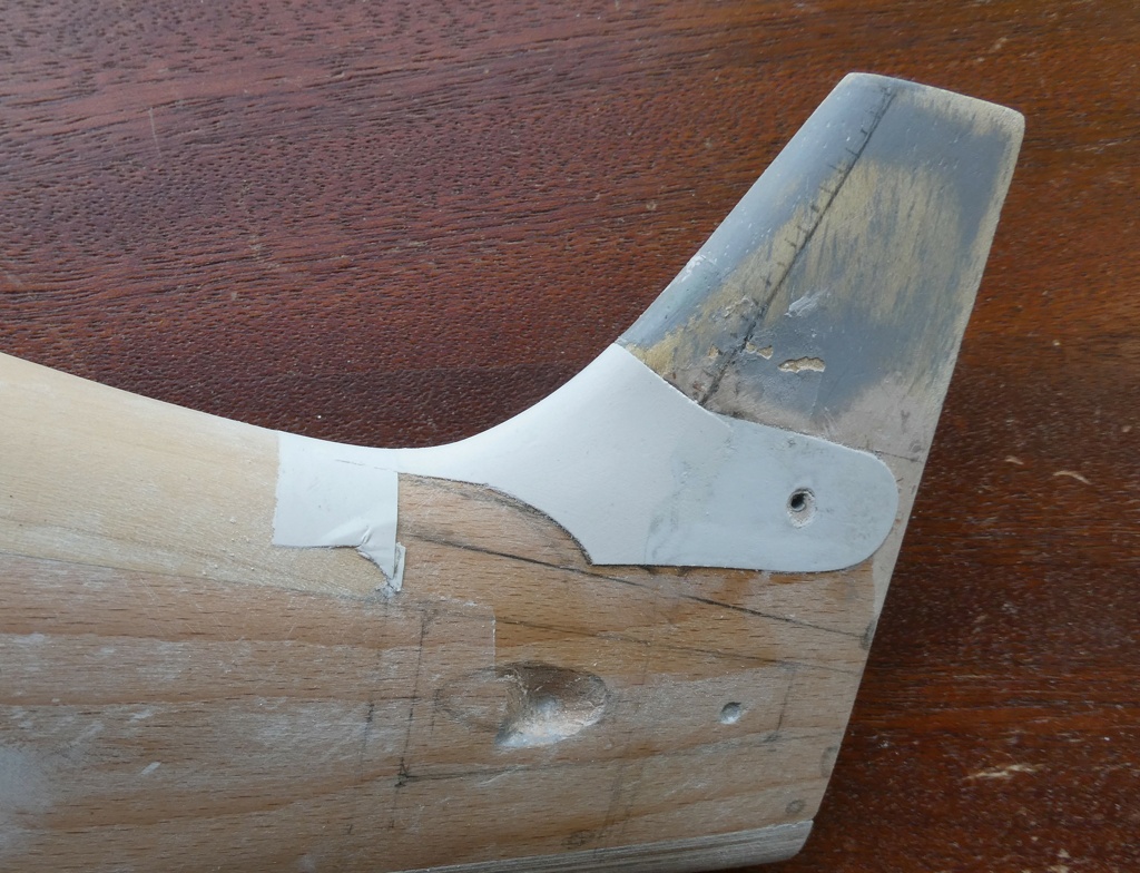 Morane-Saulnier MS.475 Vanneau au 1/16 scratch intégral en bois massif sculpté : fuselage arrière et empennage - Page 6 11722