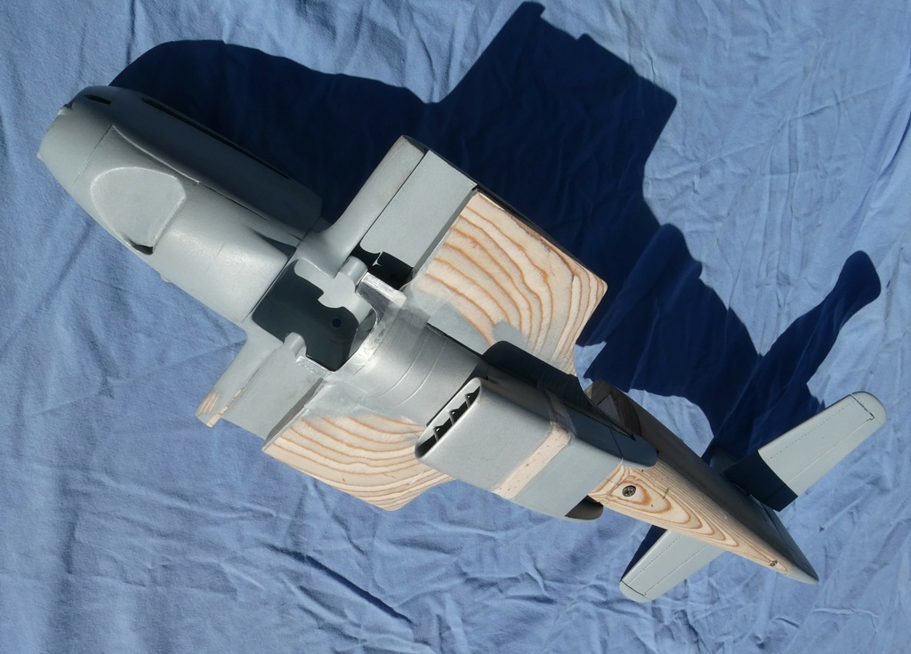 Morane-Saulnier MS.475 Vanneau au 1/16 scratch intégral en bois massif sculpté : fuselage arrière et empennage - Page 6 12918