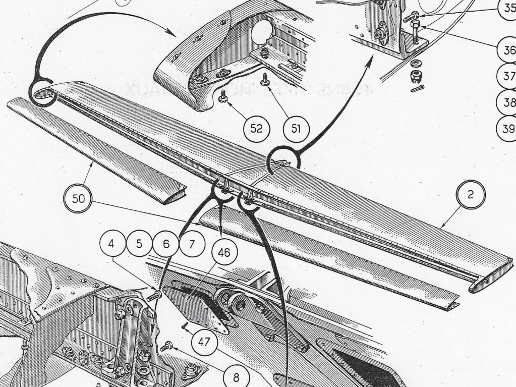Morane-Saulnier MS.475 Vanneau au 1/16 scratch intégral en bois massif sculpté : fuselage arrière et empennage - Page 6 8022