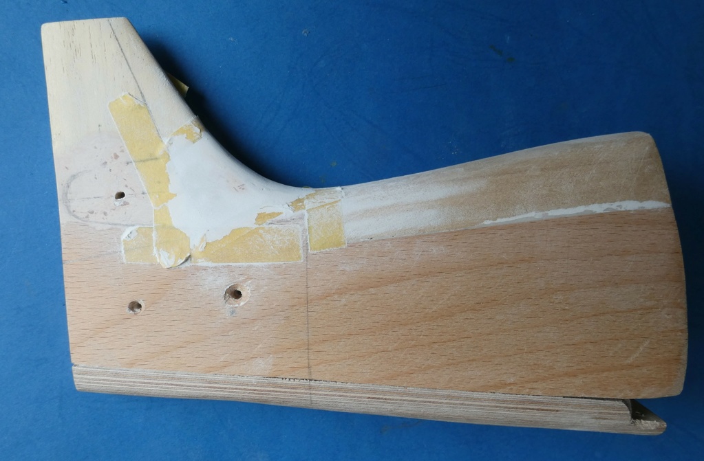 Morane-Saulnier MS.475 Vanneau au 1/16 scratch intégral en bois massif sculpté : fuselage arrière et empennage - Page 6 9821