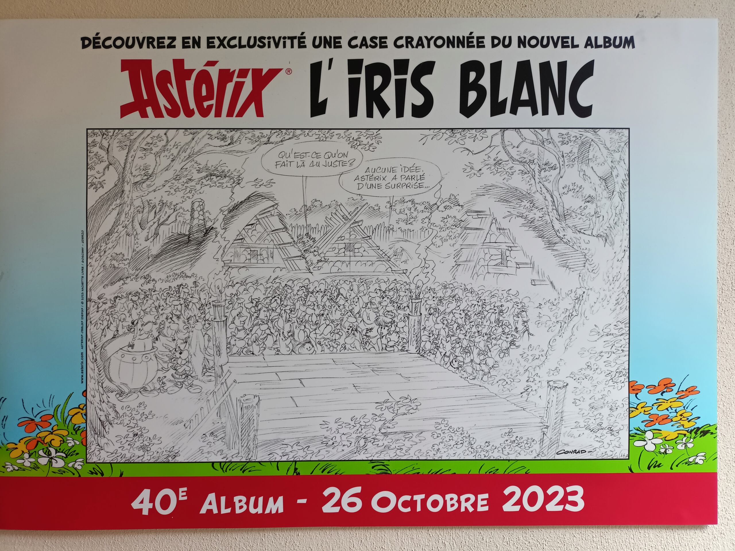 Album d'Astérix numéro 40 " L'iris blanc " - 26 octobre 2023 - Page 2 Img20135