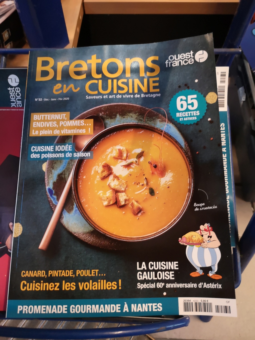 Bretons en cuisine avec article sur Obélix  Img_2049