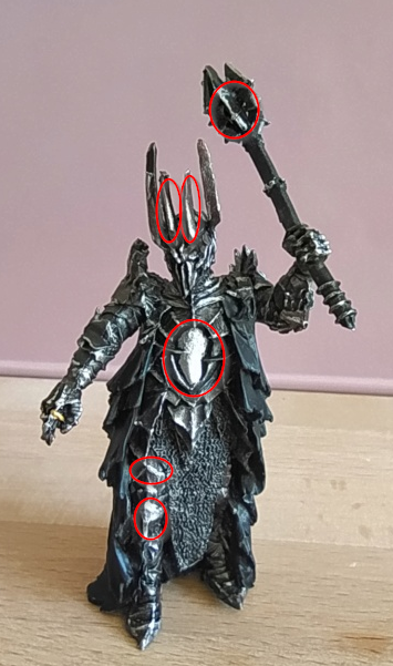 Figurines du mal Lenwe - il y en aura peu...???? Sauron10