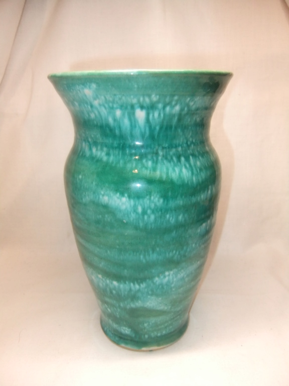 Green Vase with HJG mark Dscf5814