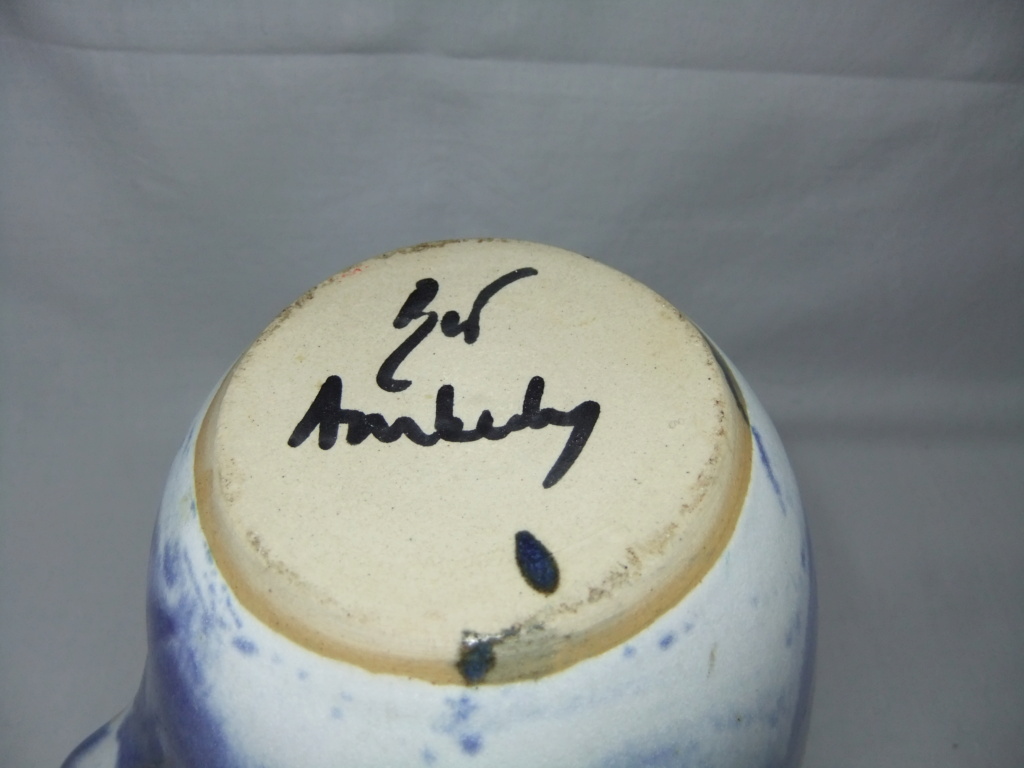 Anyone recognize the signature on this Jug - Barbara Ward, Amberley Pottery Dscf7025