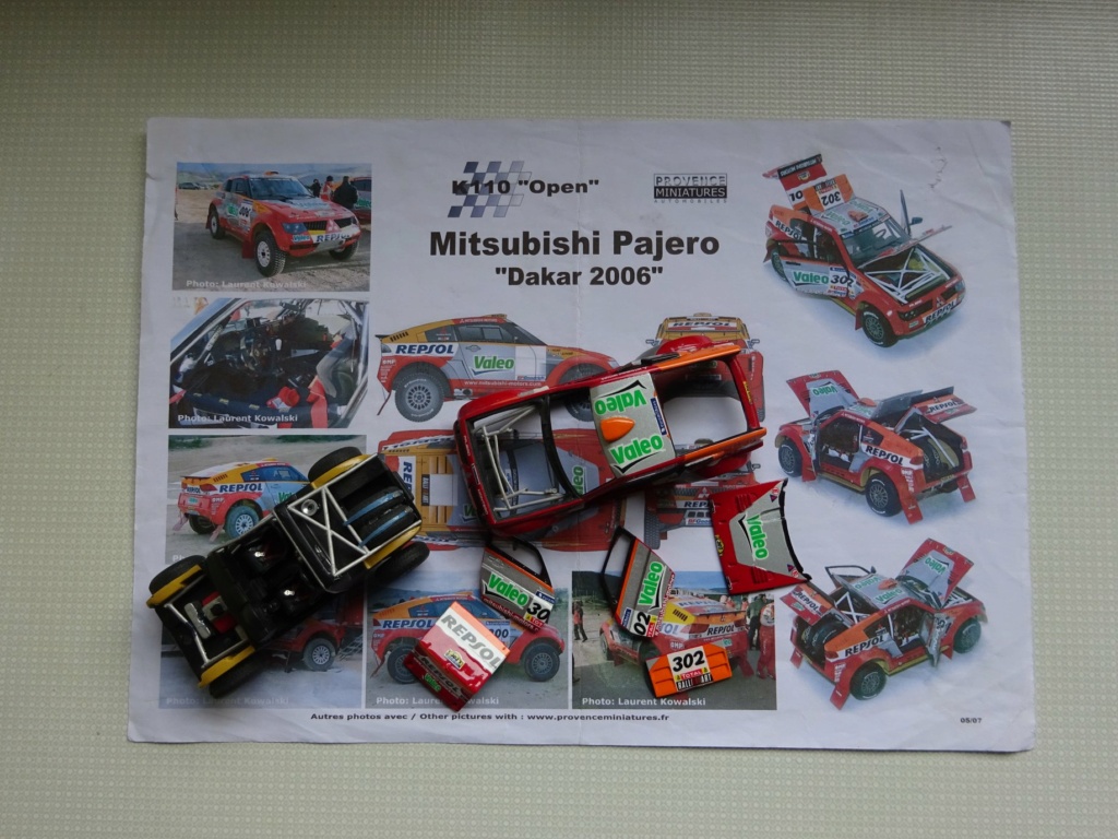 mitsubishi pajero dakar 2006 kit provence miniature 1.43 2113