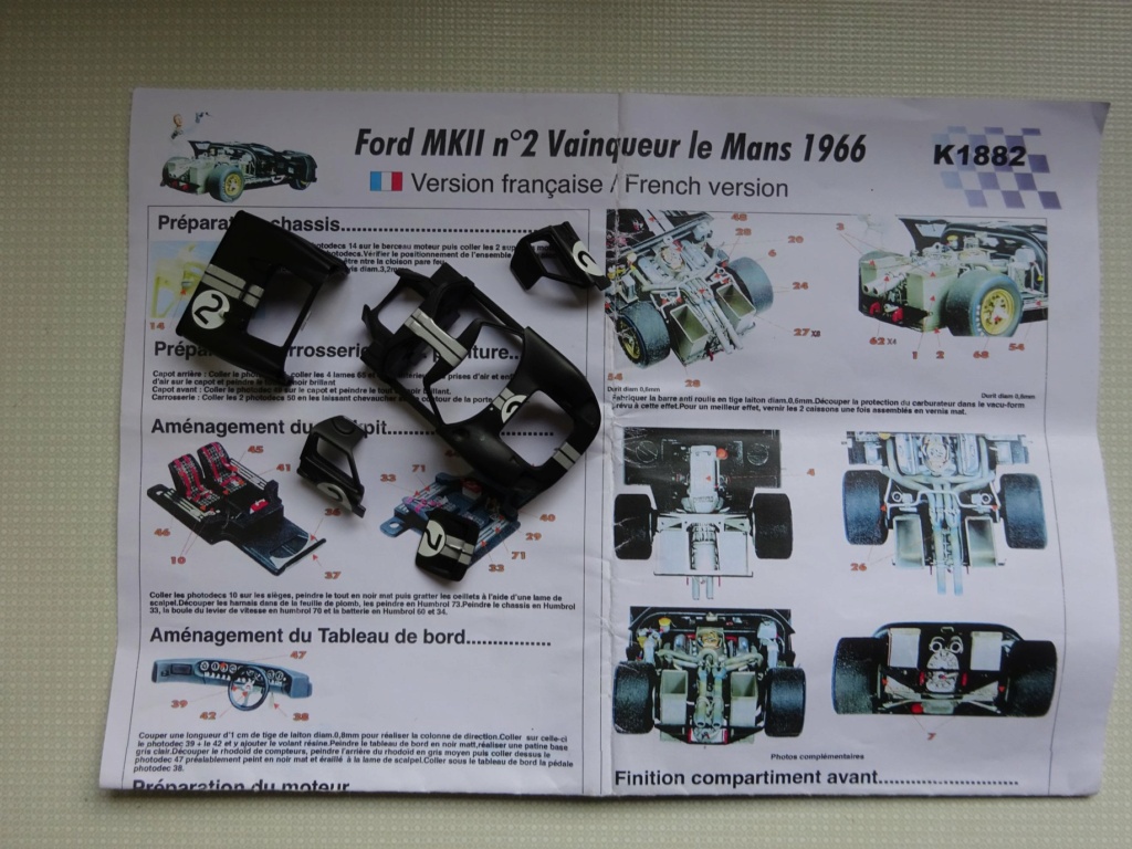 ford mk2 1er 24 h du mans 1966 kit provence miniature 1.43 3111